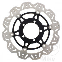 Disco freno VEE EBC nero per Triumph Daytona Street...