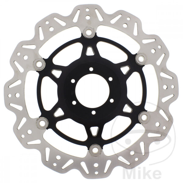 Brake disc VEE EBC black for Honda CBR 1100 XX Super Blackbird 97-98