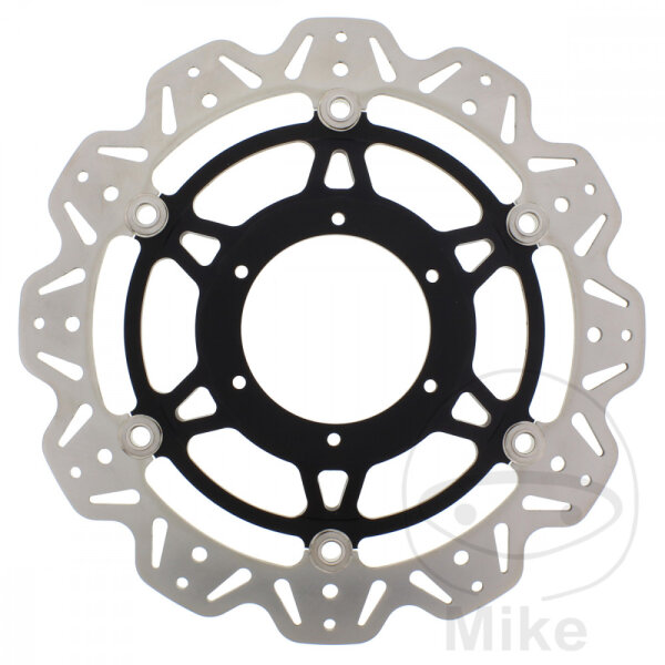 Disco freno VEE EBC nero per Honda CBR 1000 RR RRS Fireblade 06-07