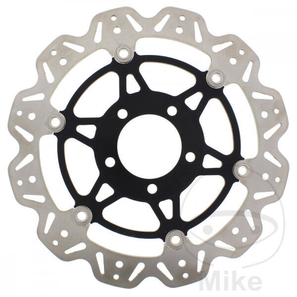Brake disc VEE EBC black for Kawasaki KLV 1000 Suzuki DL 650 1000 SV 1000