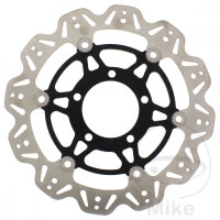 Disque de frein VEE noir pour Kawasaki ER-6F ER-6N KLE...
