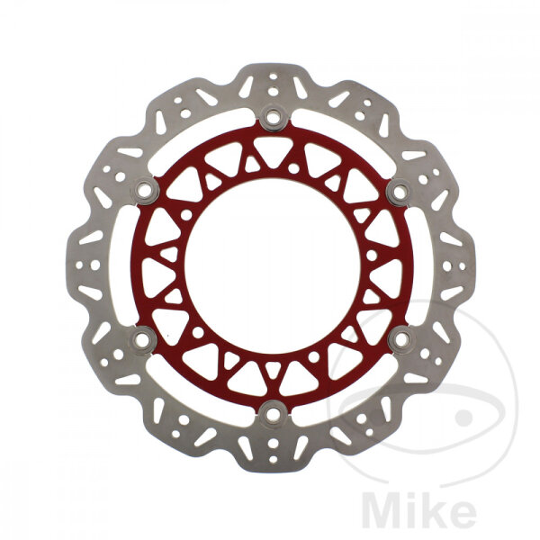 Disco freno VEE EBC rosso per Yamaha FZ1 1000 06-15