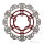 Brake disc VEE EBC red for Suzuki GSX-R 600 750 1000 VZR 1800