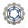 Brake disc VEE EBC blue for Suzuki GSX-R 600 750 1000 VZR 1800