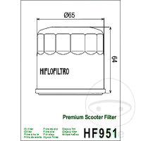 Filtro olio HIFLO Scooter per Honda FJS NC NSS SH Yamaha XP