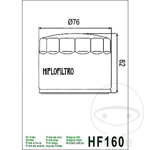 Filtro olio HIFLO per Bimota BMW Husqvarna