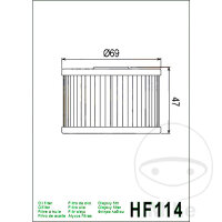 Filtro olio HIFLO per Honda TRX 420 500 520