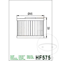 Filtro olio HIFLO per Aprilia MXV 450 # 2008-2015