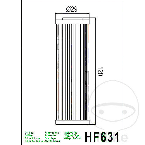 Filtro olio HIFLO per Beta RR 350 390 400 430 450 480 498 520