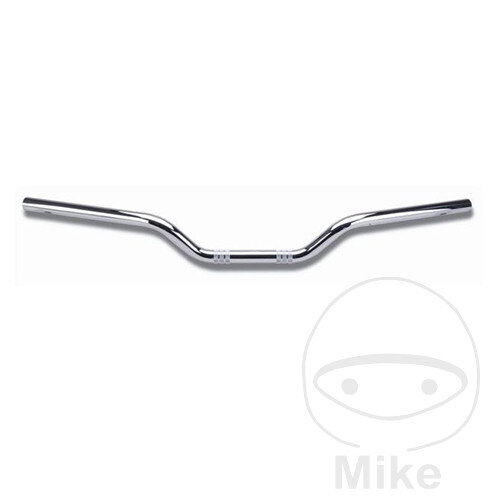 Guidon acier chrom&eacute; 22 mm Domino Road