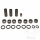 Kit de r&eacute;paration du levier de renvoi pour Gas Gas EC 200 250 300 450 MC 125 250 SM 450