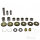 Bell crank repair kit for Honda XR 250 R XR 600 R L