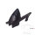 Cache roue arri&egrave;re noir pour Kawasaki Z 300 A B # 2015-2017