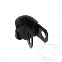 Halter Bremsschlauch 5 mm Alu schwarz f&uuml;r Aprilia...