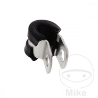 Halter Bremsschlauch 5 mm Alu silber f&uuml;r Aprilia...