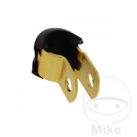 Halter Bremsschlauch 5 mm Alu gold f&uuml;r Aprilia...
