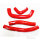 Set tubi radiatore rosso per Honda CRF 450 R # 2016-2017