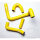 Radiator hose set yellow for Suzuki RM-Z 450 # 2018-2020