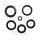Engine gasket set for Kawasaki KFX 700 A KSV KVF 360 A Prairie 4WD