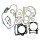 Complete set of seals for Yamaha YFM 700 AM07W # 2007-2012