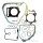 Complete set of seals for Suzuki LT-A 700 750 Kingquad # 2005-2016