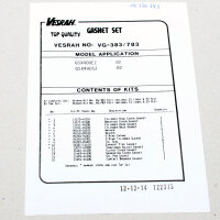Ensemble complet de joints moteur pour Suzuki GSX 400 E...