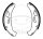 Brake shoes without spring for Vespa Cosa 125 200