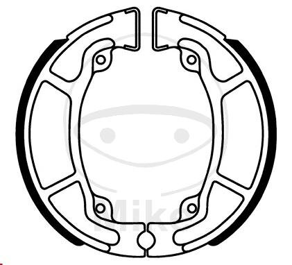 Brake shoes with spring for Honda CBF SES SH 50 125 150 Dylan 01-20