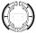 Brake shoes without spring for Arctic Cat CAN-AM Kymco Peugeot Polaris SYM Yamaha
