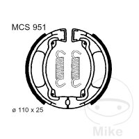M&acirc;choires de frein avec ressort pour Yamaha DT...