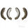 Brake shoes without springs for Piaggio Ape 50 98-08