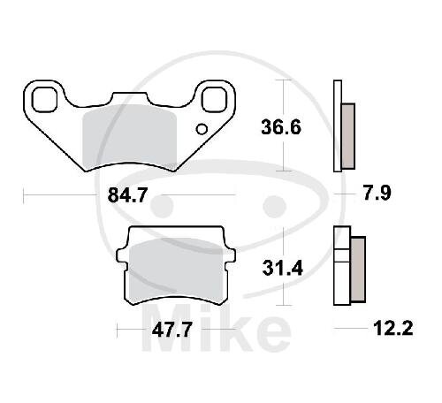 TRW Plaquettes de frein standard MCB807