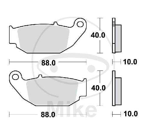 TRW Bremskl&ouml;tze Standard MCB867