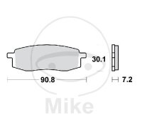 Pastiglie freno TRW Standard MCB549