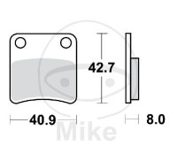Pastiglie freno TRW Standard MCB647