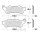 TRW Brake pad set sinter rear MCB705SH