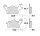 Brake pad for Yamaha MW 125 14-19
