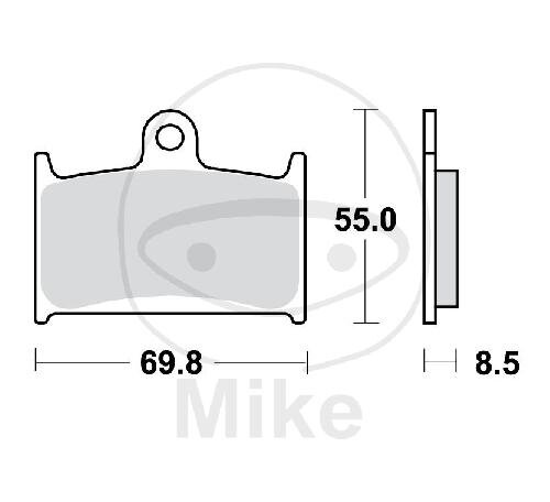 TWR Bremsklotz Satz Carbon CRQ MCB595CRQ