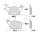 Brake pad for Suzuki UK 110 Yamaha MW 125