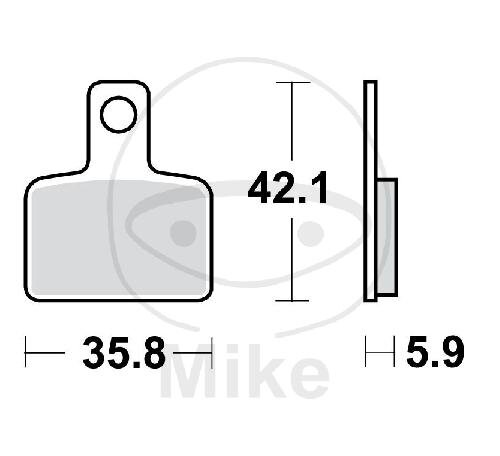 TRW Bremskl&ouml;tze Standard MCB851