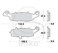TRW Bremsklotz Satz Sinter hinten MCB870SH