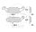 TRW Bremsklotz Satz Sinter hinten MCB870SH