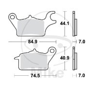 TRW Jeu de plaquettes de frein LC MCB872LC