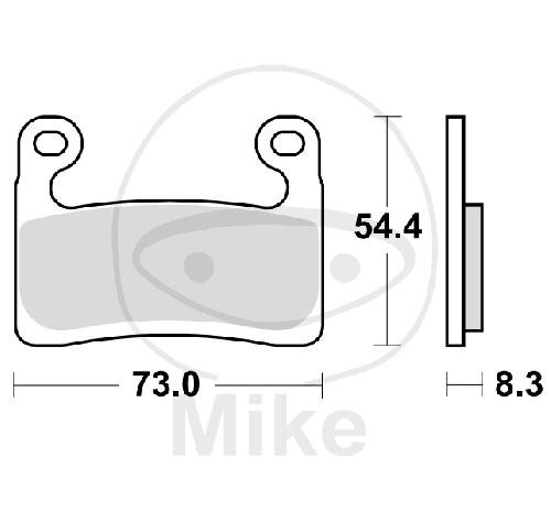 TWR Brake Pad Set Carbon CRQ MCB901CRQ