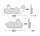 TRW brake pads standard MCB612