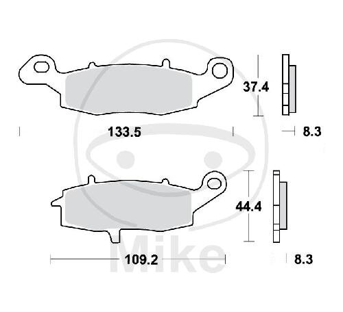 Brake pad for CFMOTO Kawasaki Suzuki