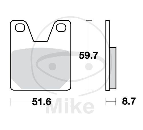 TRW Plaquettes de frein standard MCB702