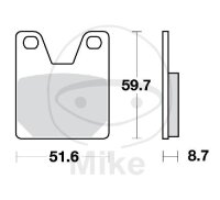 TRW Plaquettes de frein standard MCB702