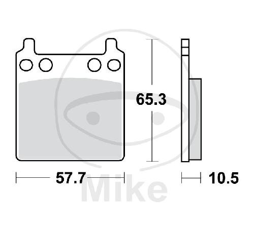 TRW Bremskl&ouml;tze Standard MCB63