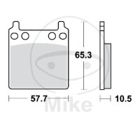 TRW Plaquettes de frein standard MCB63